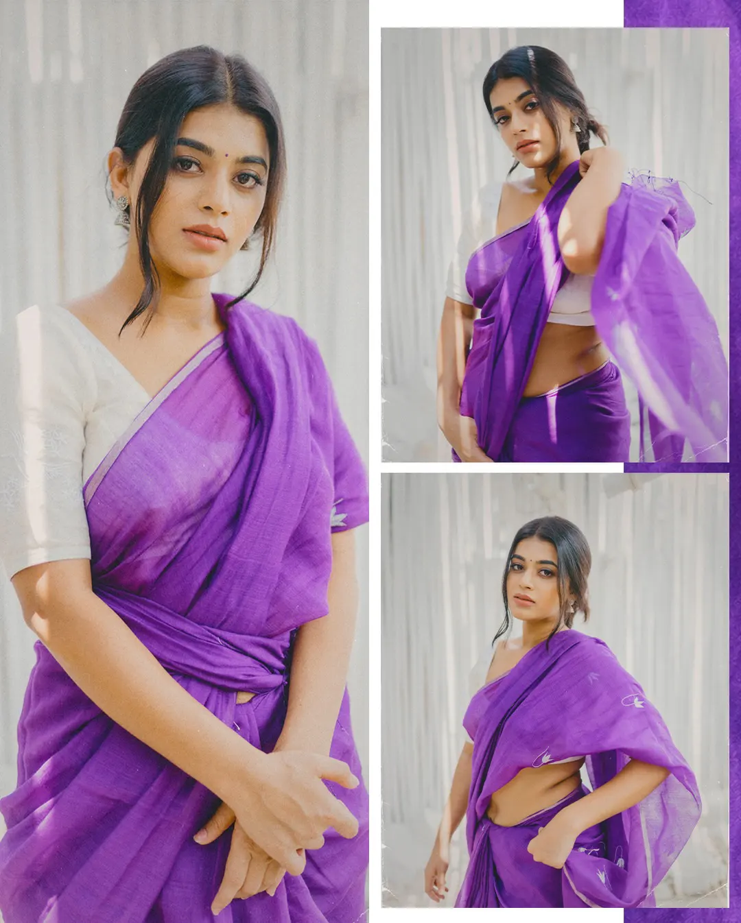 Yamini Bhaskar Cute Looks in Saree