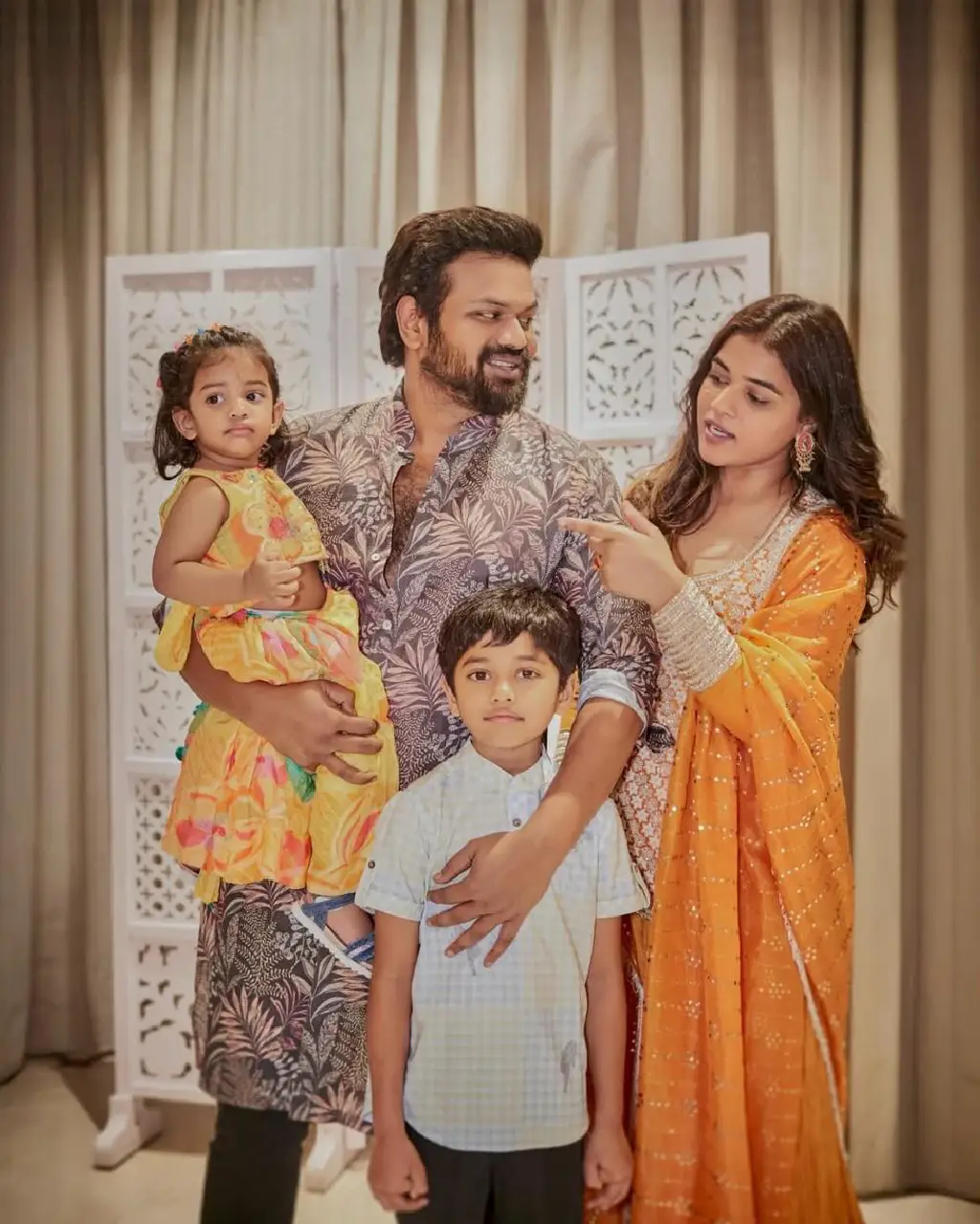 manchu manoj, bhuma mounika reddy third wedding anniversary photos