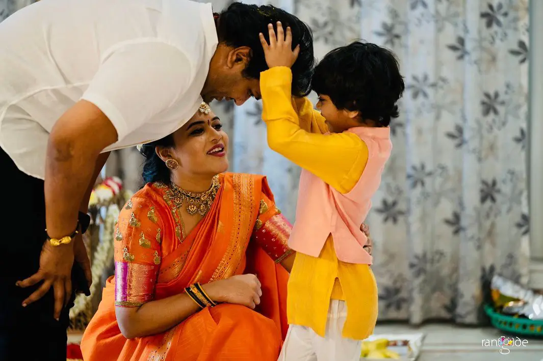 manchu manoj, bhuma mounika reddy third wedding anniversary photos