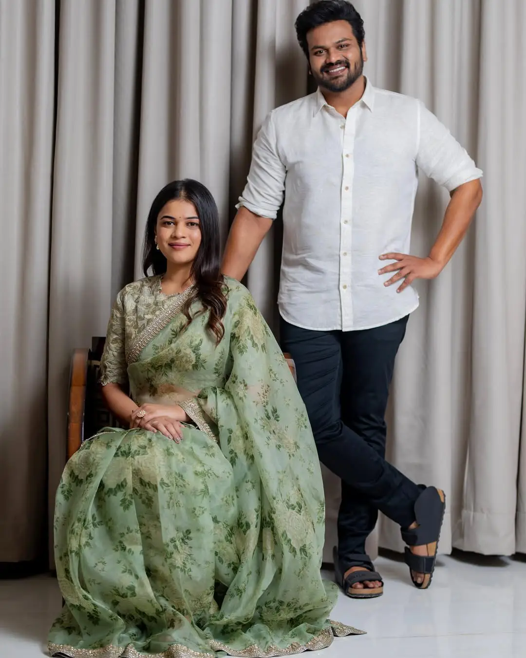 manchu manoj, bhuma mounika reddy third wedding anniversary photos