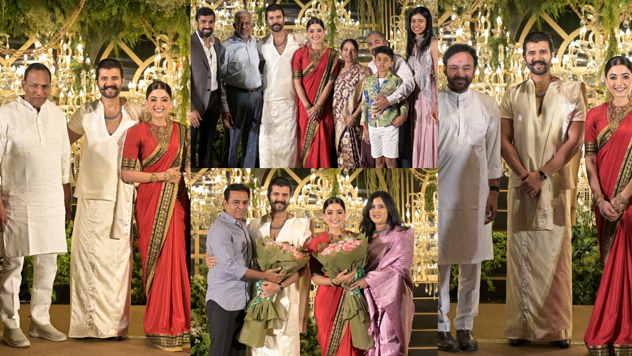 Virosh Reception : విజయ్ – రష్మిక రిసెప్షన్.. సందడి చేసిన రాజకీయ నేతలు, ప్రముఖులు.. ఫొటోలు