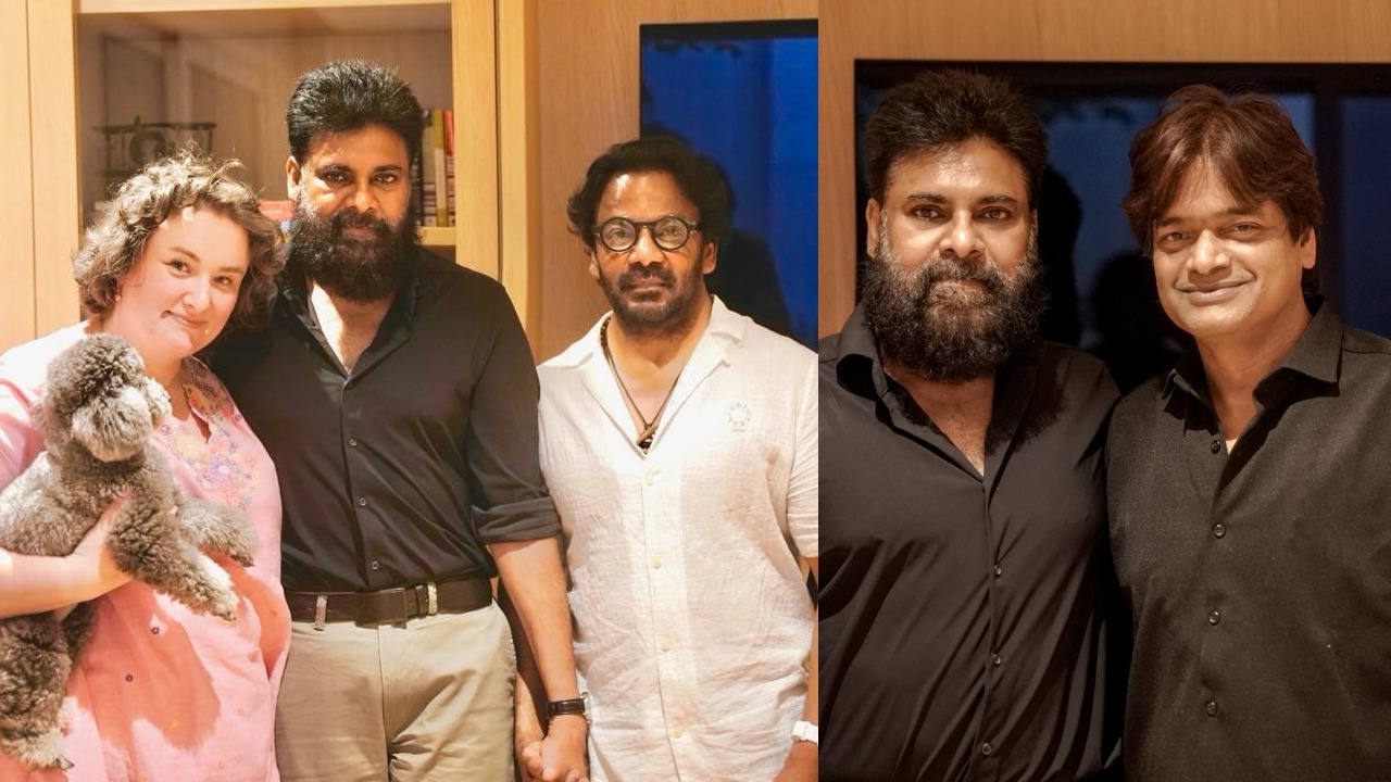 Ustada Bhagat Singh : ఉస్తాద్ భగత్ సింగ్ సక్సెస్.. పవర్ స్టార్ ని కలిసిన టీమ్.. ఫొటోలు.. పవన్ లుక్స్ అదుర్స్..