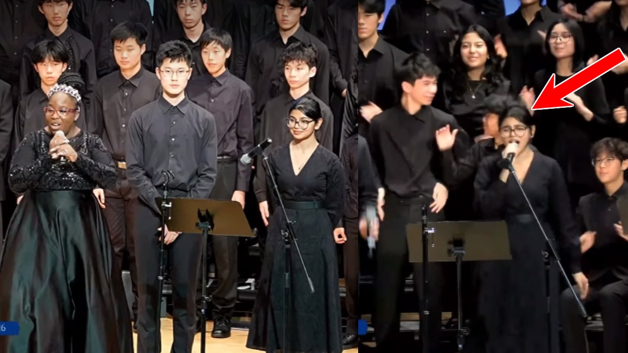 Sukumar Daughter : ఇంటర్నేషనల్ స్టేజిపై సుకుమార్ కూతురు సింగర్ గా అదరగొట్టిందిగా.. సుకృతి వీడియో వైరల్..