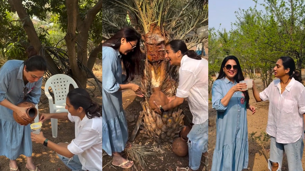 Surekhavani : ఈతకల్లు తాగుతూ ఎంజాయ్ చేస్తున్న హేమ, సురేఖవాణి.. డైరెక్ట్ చెట్టు నుంచి.. వీడియో వైరల్..