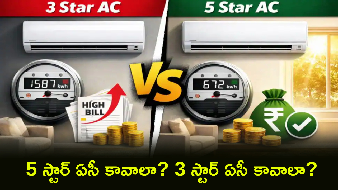 AC Buying Guide : కొత్త AC కొంటున్నారా? 5 స్టార్ ఏసీ కావాలా? 3 స్టార్ ఏసీ కావాలా? పవర్ బిల్లు తగ్గాలంటే? ఏది కొంటే బెటర్?