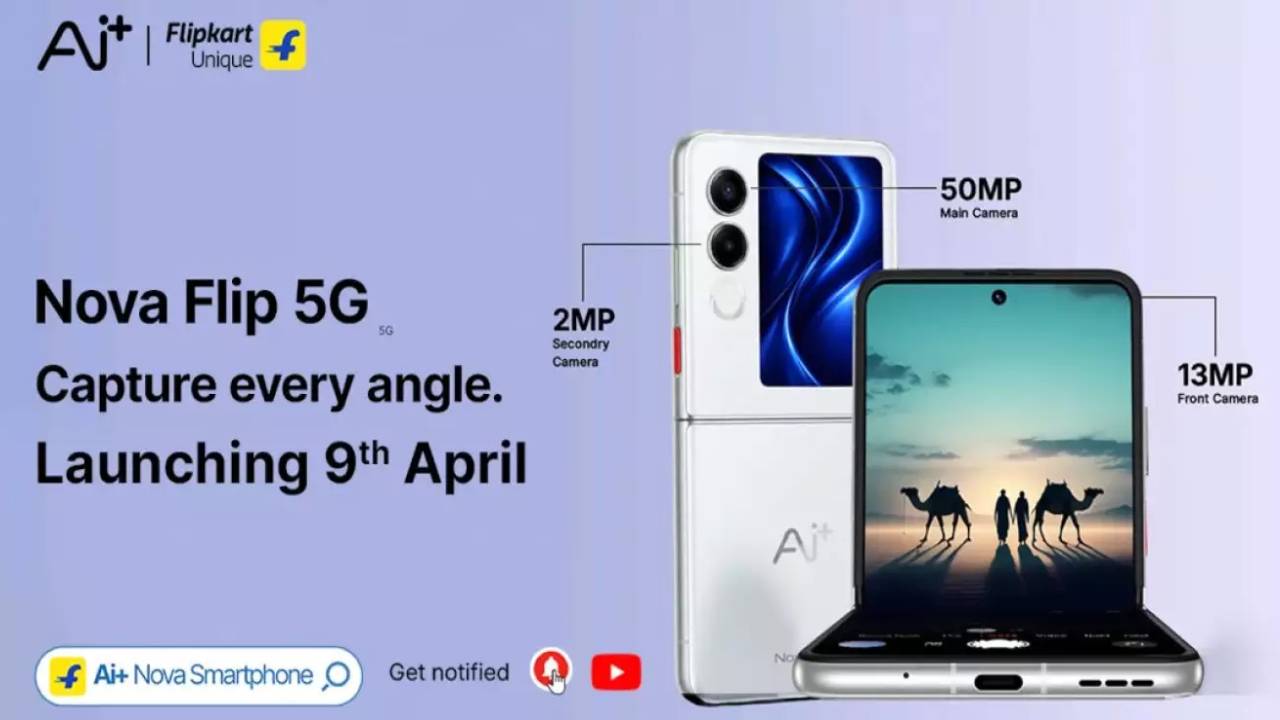 Ai+ Nova Flip 5G : 50MP కెమెరాతో Ai+ నోవా ఫ్లిప్ 5జీ ఫోన్ వచ్చేసింది.. ఫీచర్లు మాత్రం కిర్రాక్.. ధర ఎంతో తెలిస్తే కొనేవరకు ఆగలేరు!