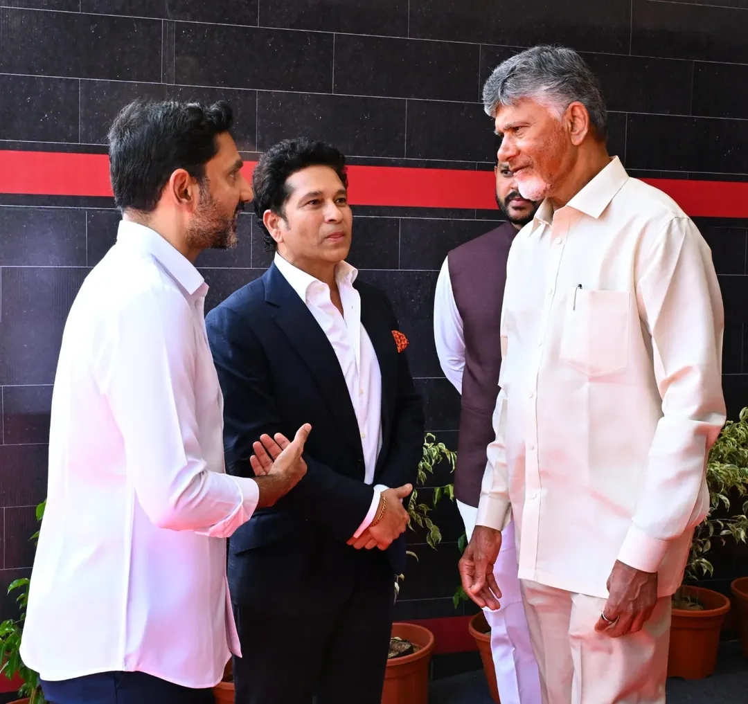 Chandrababu Trivikram Sachin as Guests for Andhra University Centenary Celebrations