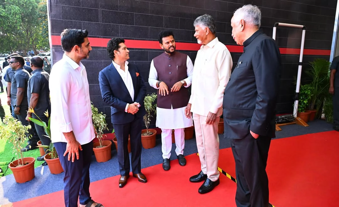Chandrababu Trivikram Sachin as Guests for Andhra University Centenary Celebrations