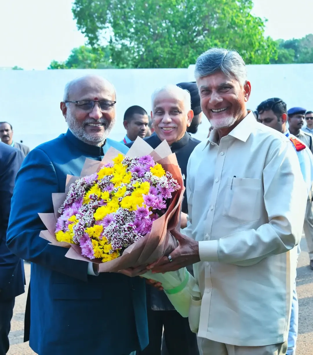 Chandrababu Trivikram Sachin as Guests for Andhra University Centenary Celebrations