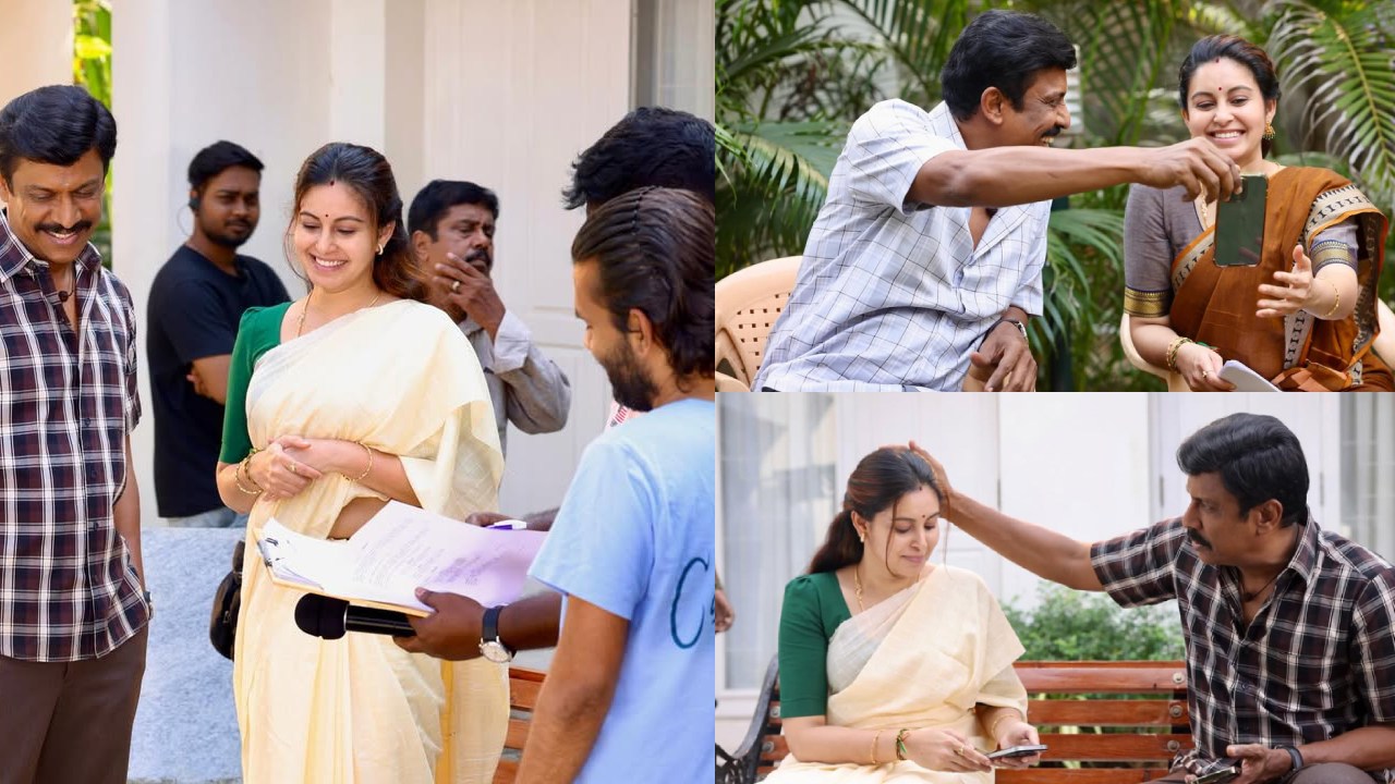 Abhinaya : కార్మేని సెల్వం వర్కింగ్ స్టిల్స్ షేర్ చేసిన అభినయ..