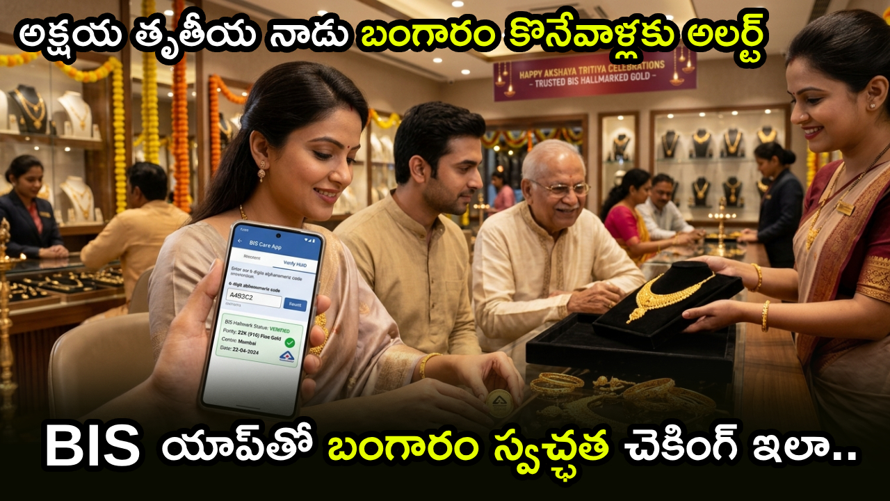 Akshaya Tritiya 2026 : అక్షయ తృతీయ నాడు బంగారం ఎలా కొనాలి? బెస్ట్ టైమ్ ఏంటి? BIS యాప్‌తో స్వచ్ఛత ఎలా చెక్ చేయాలి? పూర్తి గైడ్!