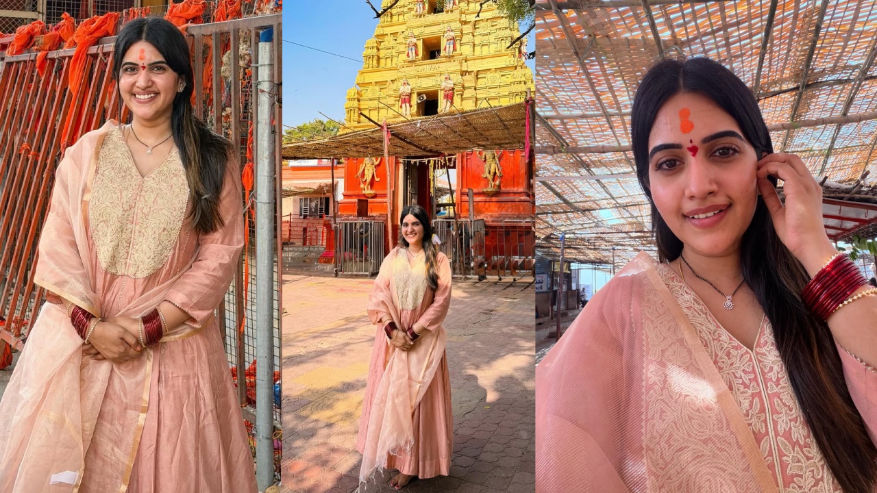 Anchor Sravanthi : కొండ‌గ‌ట్టు అంజ‌న్న స‌న్నిధిలో యాంక‌ర్ స్ర‌వంతి.. ఫోటోలు వైర‌ల్‌