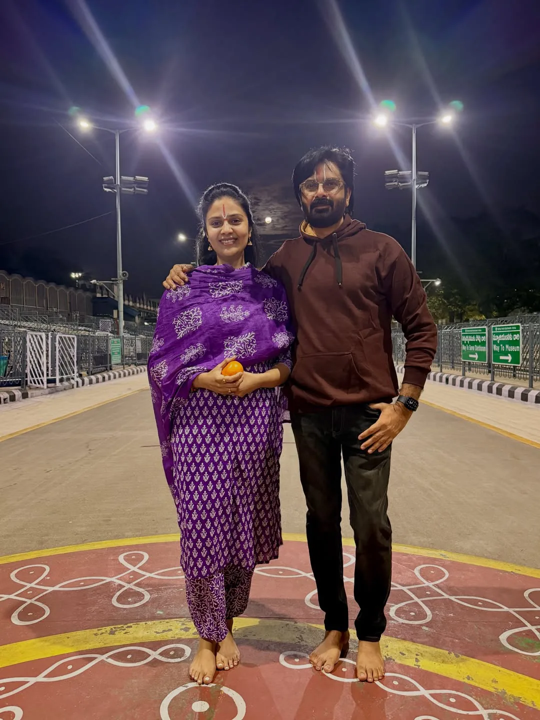 Anchor Sreemukhi father birthday special photos