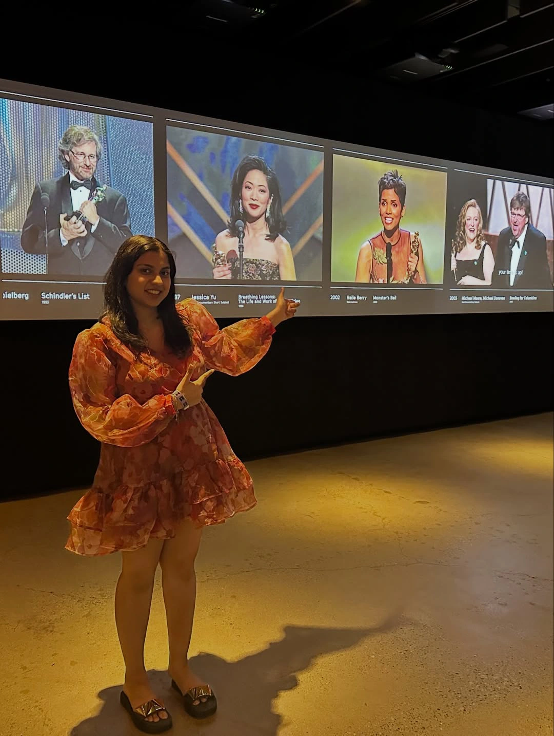 Roja Daughter Anshu Malika Visits Academy Museum of Motion Pictures