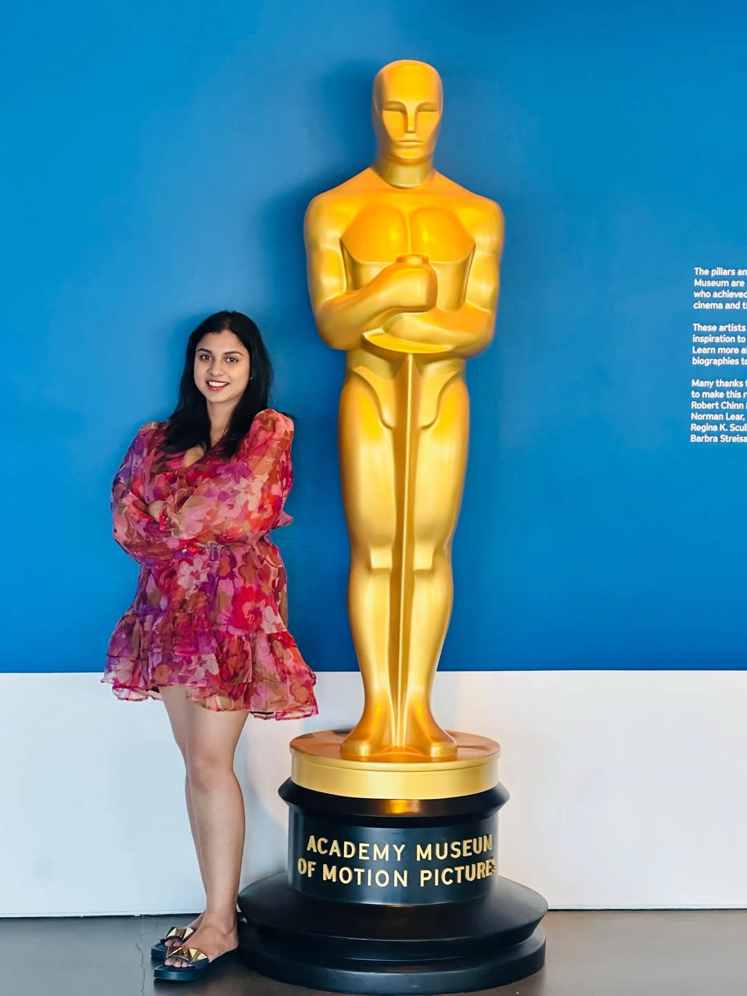 Roja Daughter Anshu Malika Visits Academy Museum of Motion Pictures