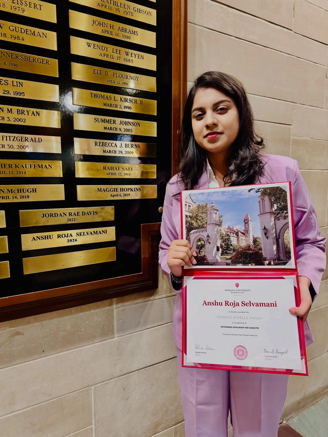 Roja Daughter Anshumalika Selvamani Completed Graduation