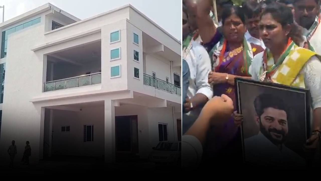 Gajwel KCR camp office : గజ్వేల్‌లో టెన్షన్.. టెన్షన్.. కేసీఆర్ ఆఫీస్ మీద దాడి.. సీఎం రేవంత్ రెడ్డిపై హరీశ్ రావు ఫైర్