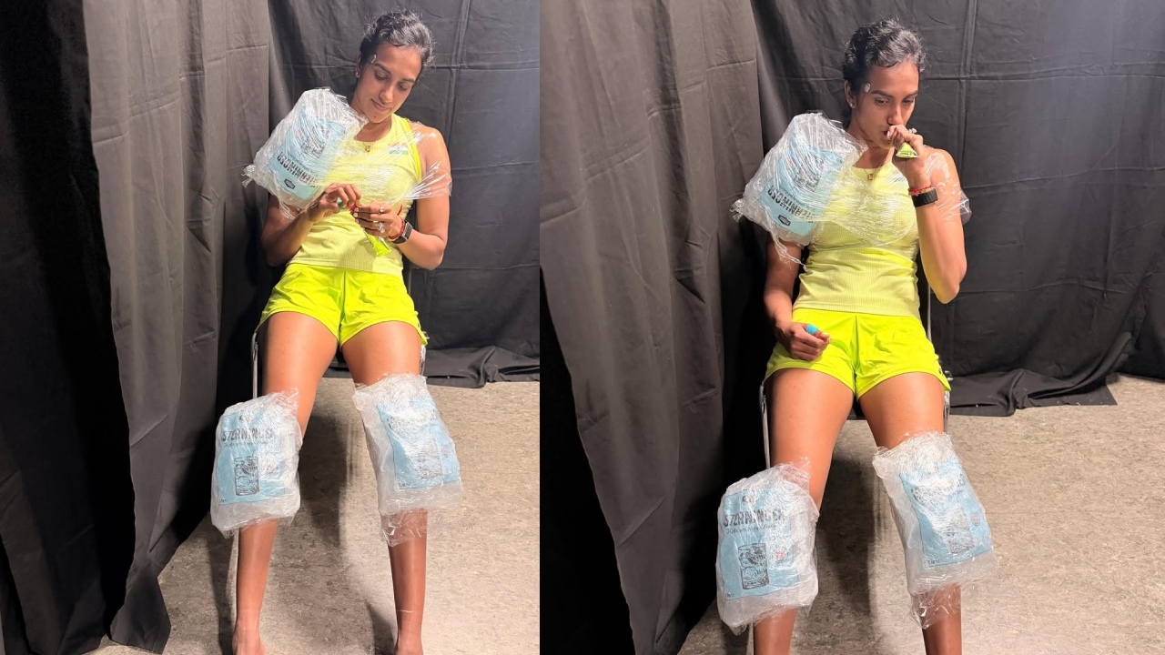 PV Sindhu : అరెరె.. పీవీ సింధుకు ఏమైంది ? ఫోటోలు వైర‌ల్‌..