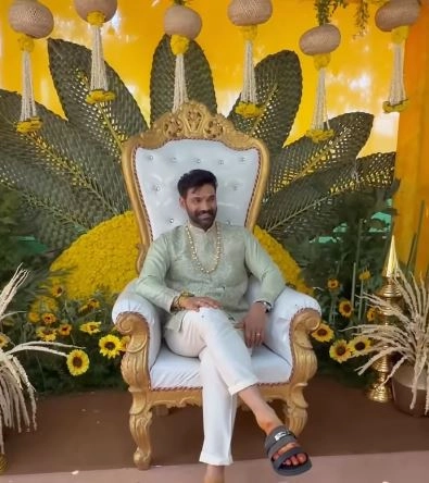 Bellamkonda Sai Sreenivas Groom Ceremony
