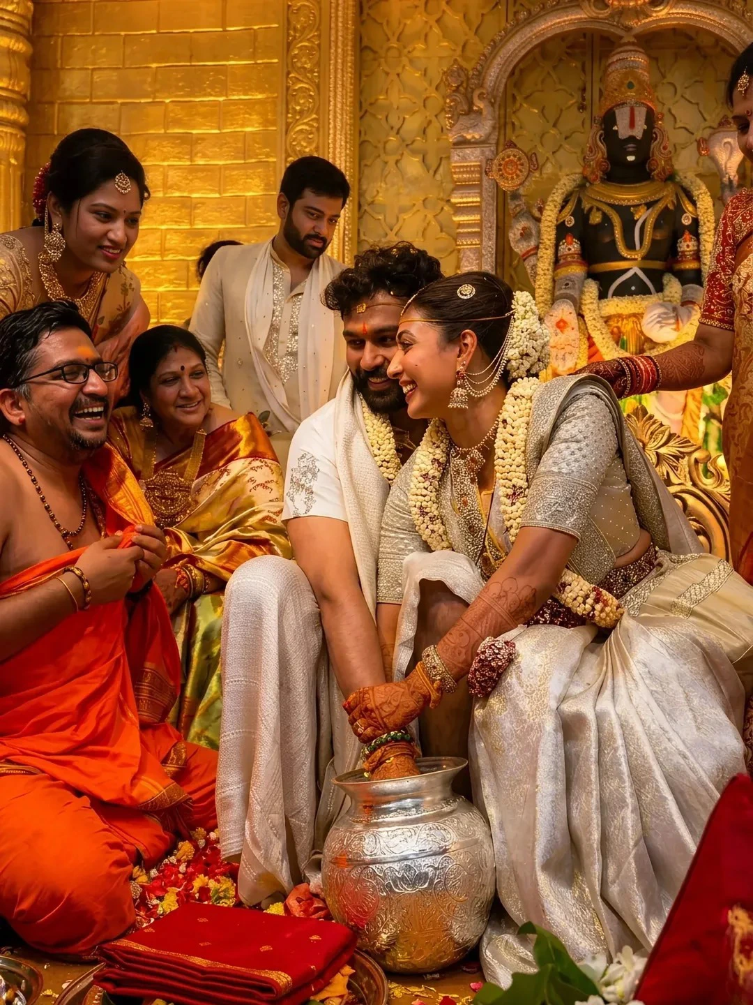 Bellamkonda Sai Sreenivas Kavya Reddy Wedding Photos