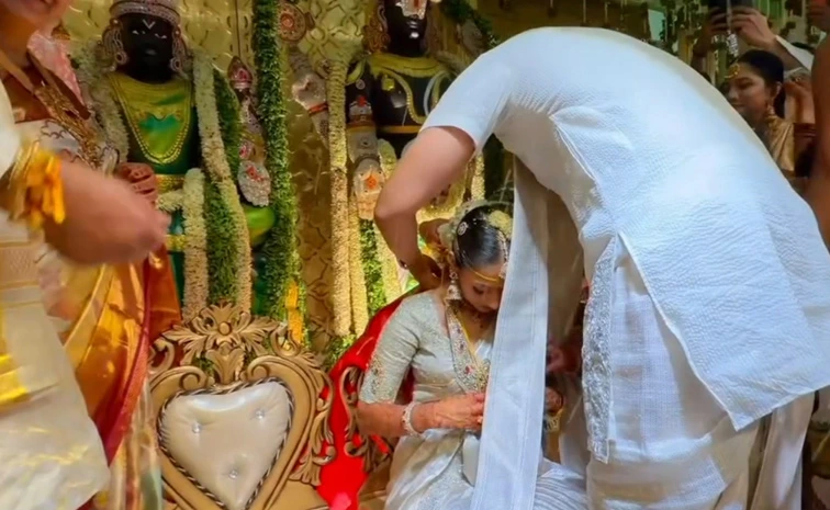 Bellamkonda Sai Sreenivas Kavya Reddy Wedding Photos