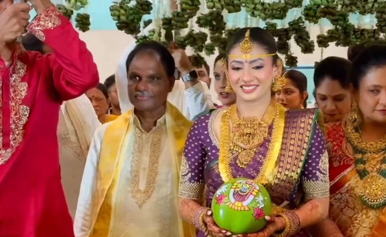 Bellamkonda Sai Sreenivas Kavya Reddy Wedding Photos