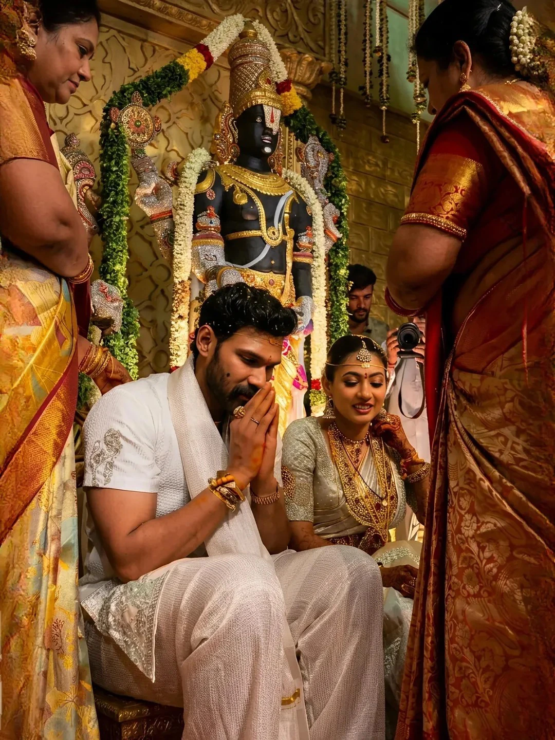 Bellamkonda Sai Sreenivas Kavya Reddy Wedding Photos