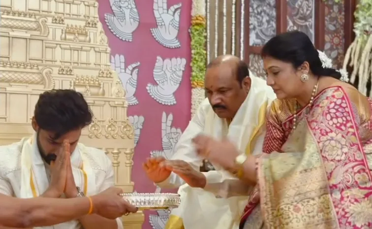 Bellamkonda Srinivas Lagna Patrika Ceremony Photos