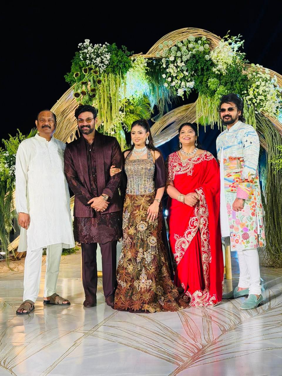 Bellamkonda Srinivas and Kavya Reddy engagement
