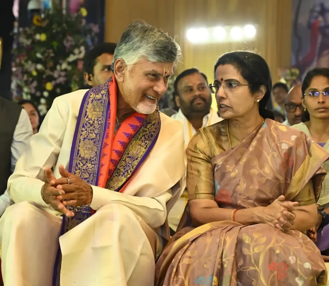 CM Chandrababu Visits Vontimitta SeethaRama Kalyanam With Family