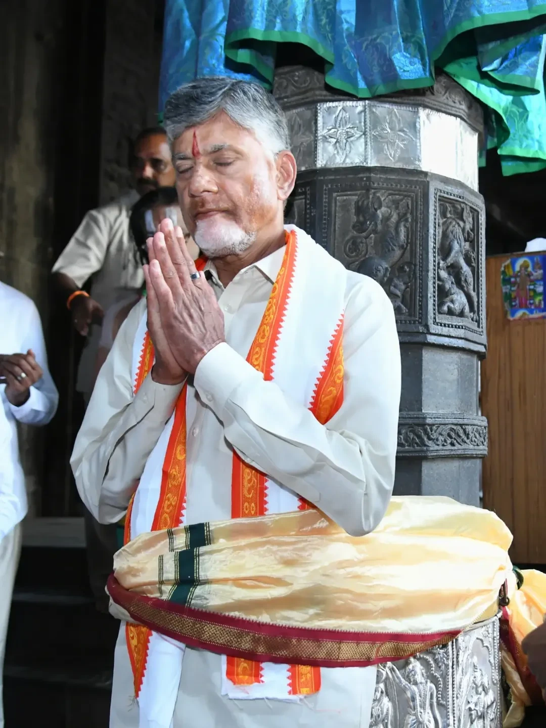 CM Chandrababu Naidu Visits Simhachalam Temple