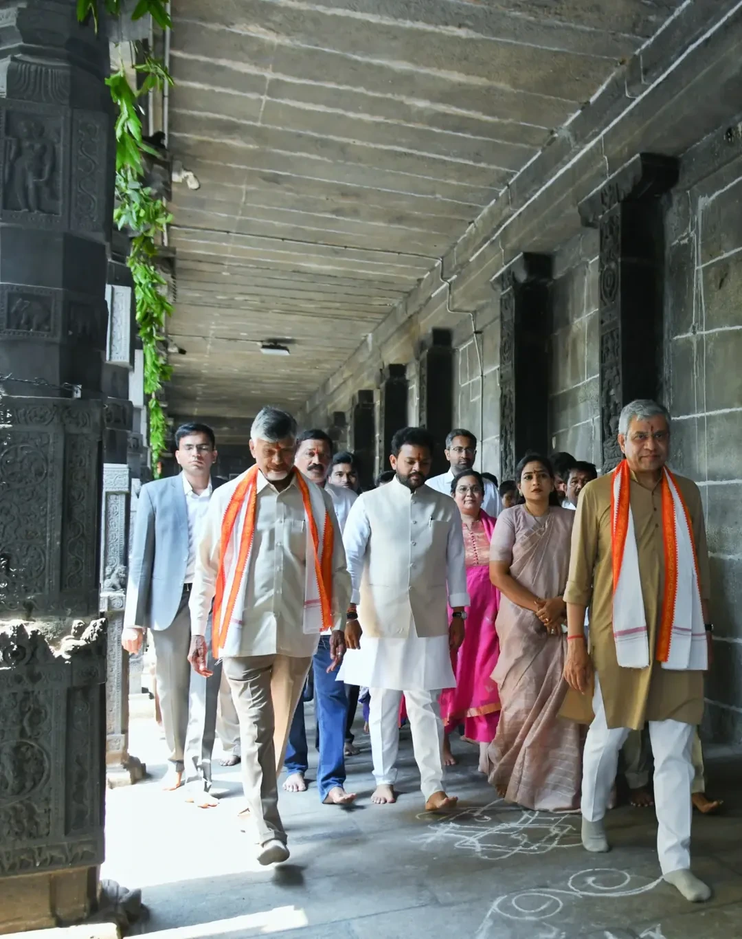 CM Chandrababu Naidu Visits Simhachalam Temple