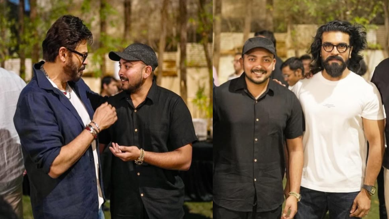 Prithvi Shaw : రామ్ చరణ్, వెంకటేష్ లతో క్రికెటర్ పృథ్వీ షా.. ఫోటోలు వైర‌ల్‌