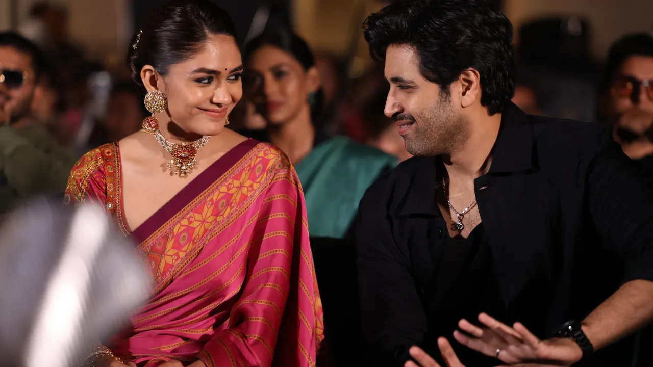 Adivi Sesh Mrunal Thakur Dacoit Pre Release Event