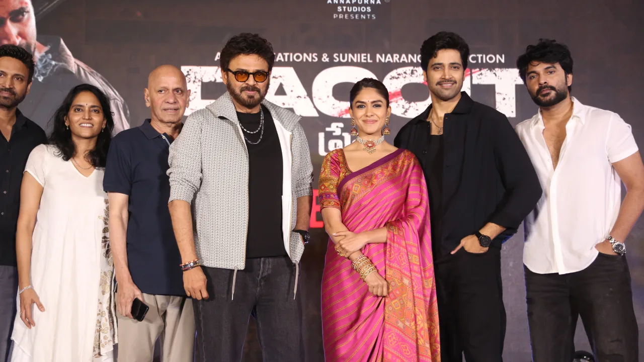 Adivi Sesh Mrunal Thakur Dacoit Pre Release Event