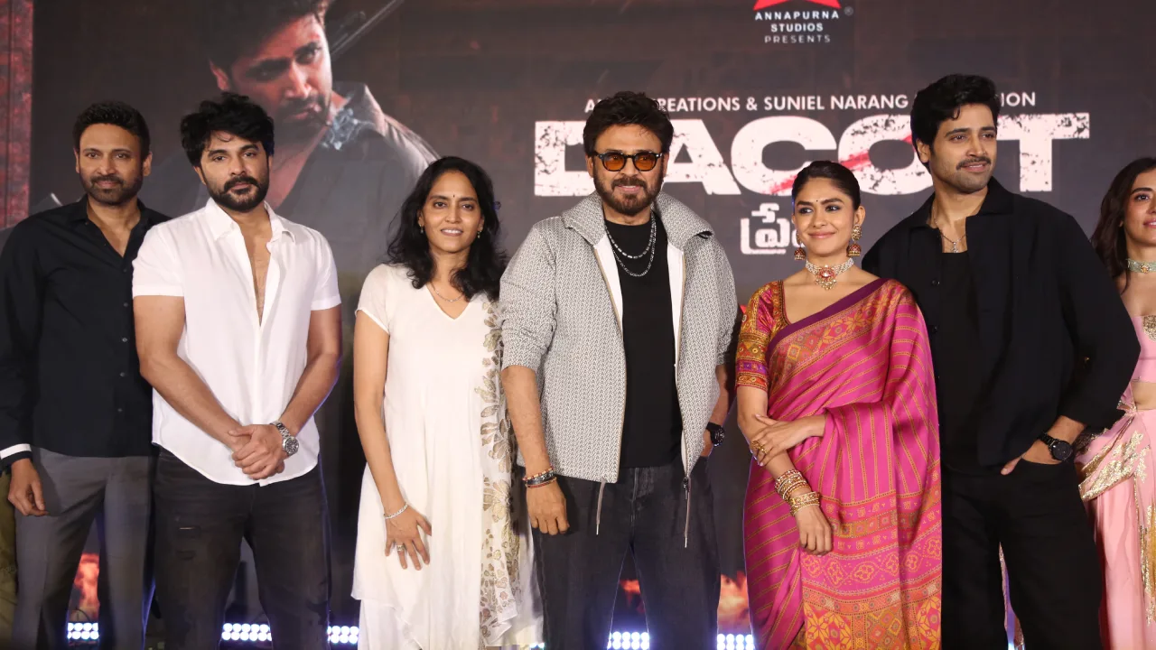Adivi Sesh Mrunal Thakur Dacoit Pre Release Event