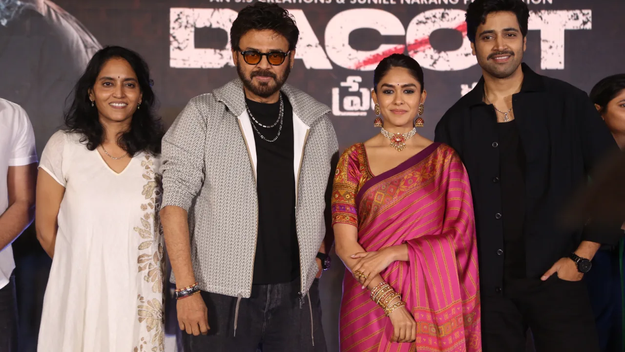 Adivi Sesh Mrunal Thakur Dacoit Pre Release Event