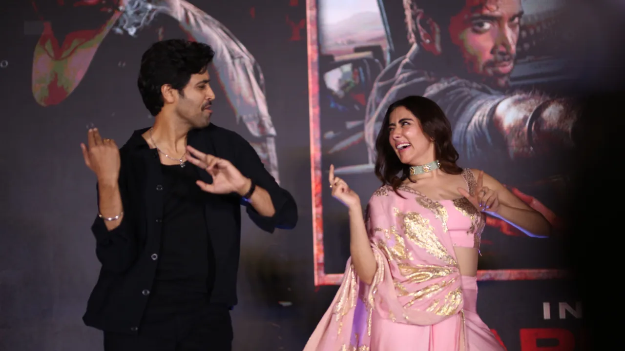 Adivi Sesh Mrunal Thakur Dacoit Pre Release Event
