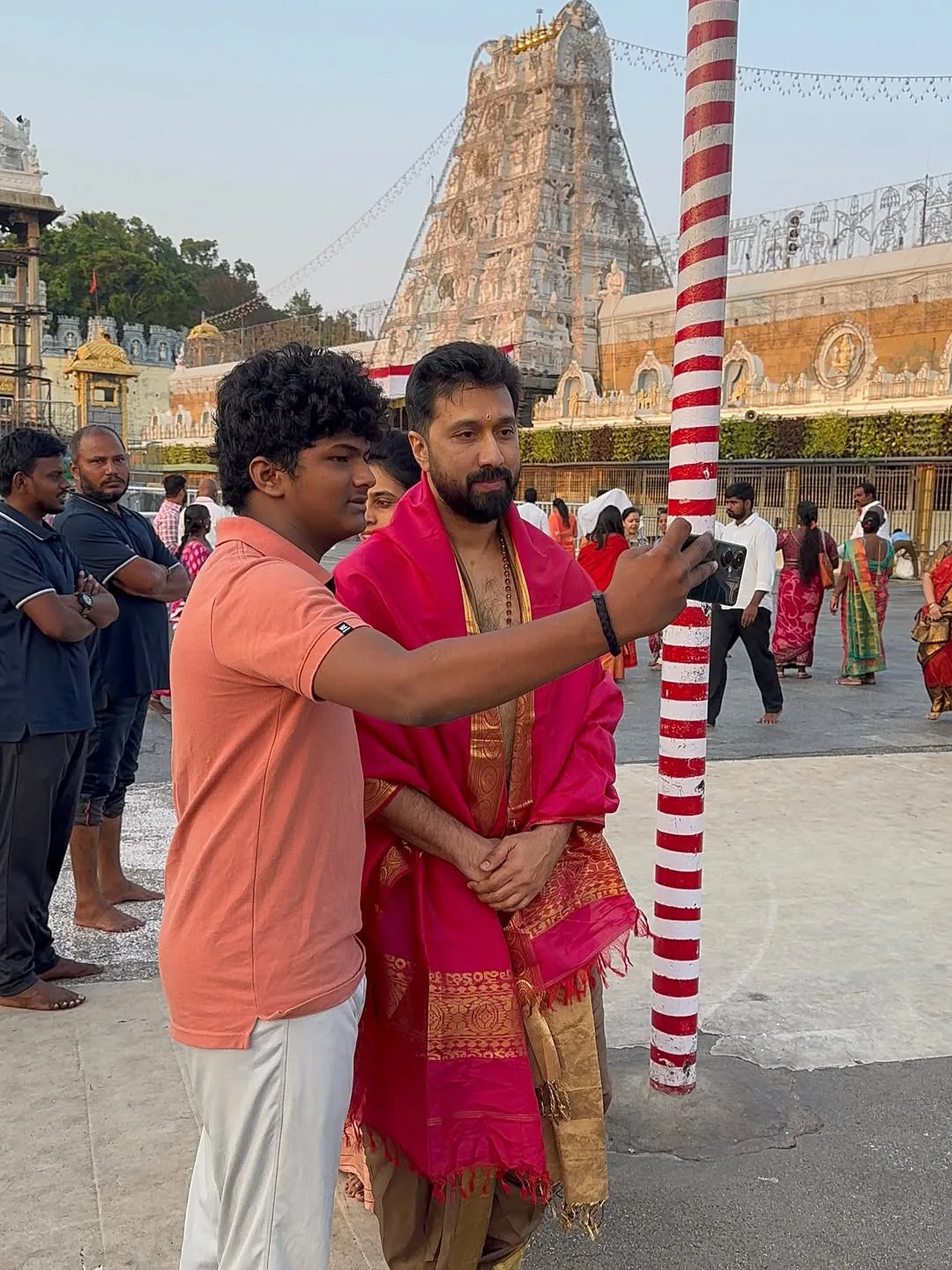 Director Bobby Kolli visits Tirumala with his wife