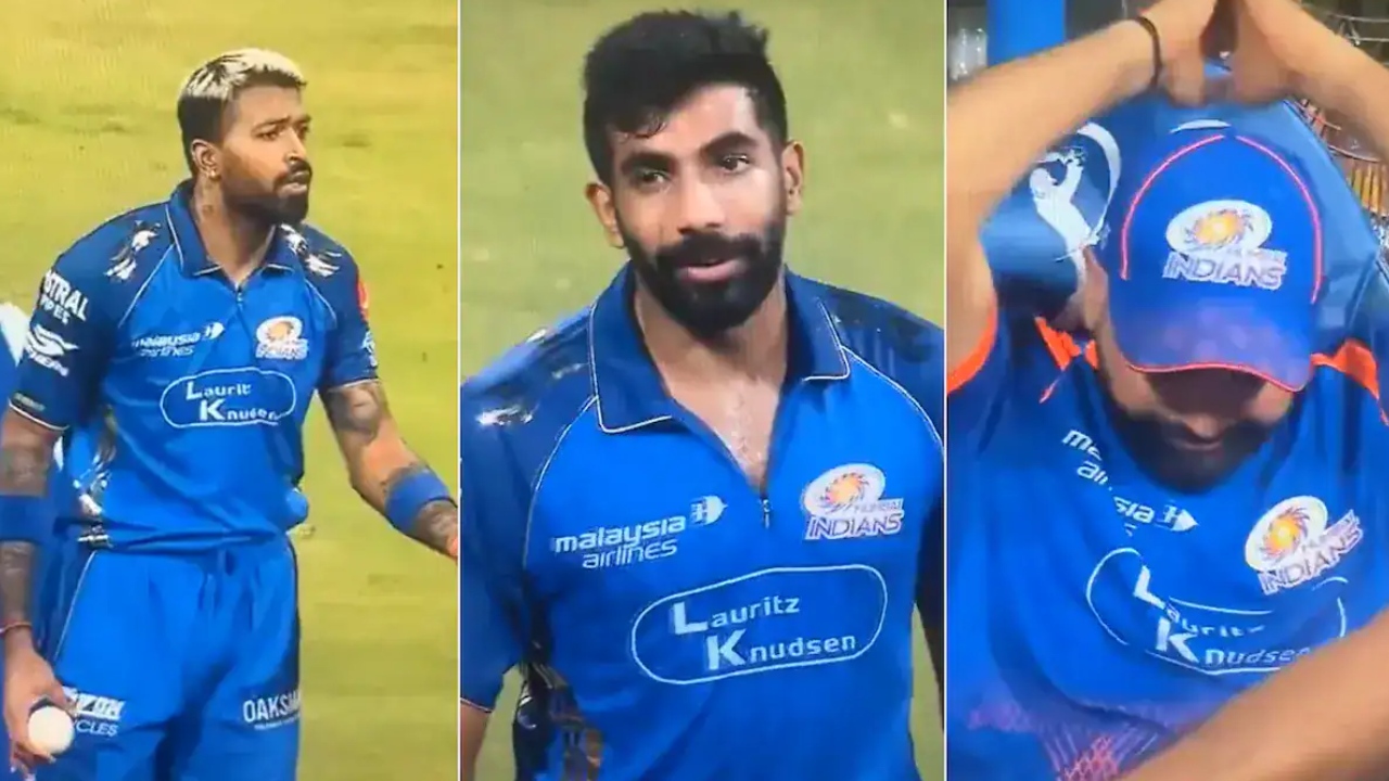 MI vs PBKS : హార్దిక్ పాండ్యా ఆగ్ర‌హం, క్ష‌మాప‌ణ‌లు చెప్పిన బుమ్రా, నిరాశ‌ను వ్య‌క్తం చేసిన రోహిత్ శ‌ర్మ‌.. వీడియో