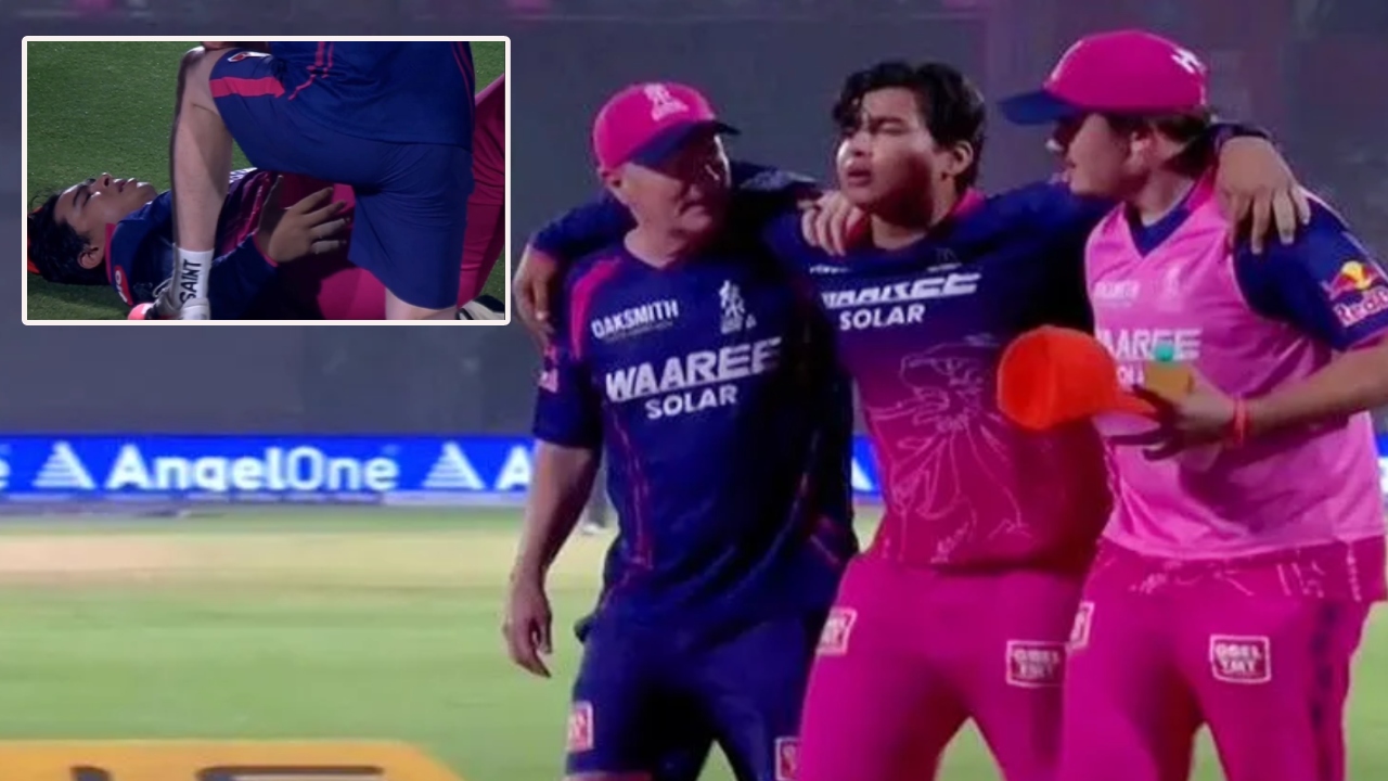 Vaibhav Sooryavanshi injury : రాజ‌స్థాన్‌కు భారీ షాక్.. న‌డ‌వ‌లేని స్థితిలో వైభ‌వ్ సూర్య‌వంశీ.. ఇద్ద‌రి సాయంతో.. ఐపీఎల్ నుంచి ఔట్‌?