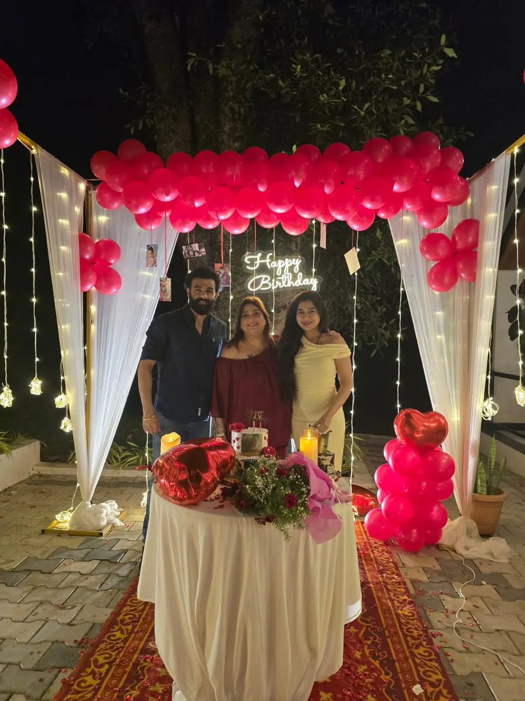 Idiot movie heroine Rakshitha birthday celebrations