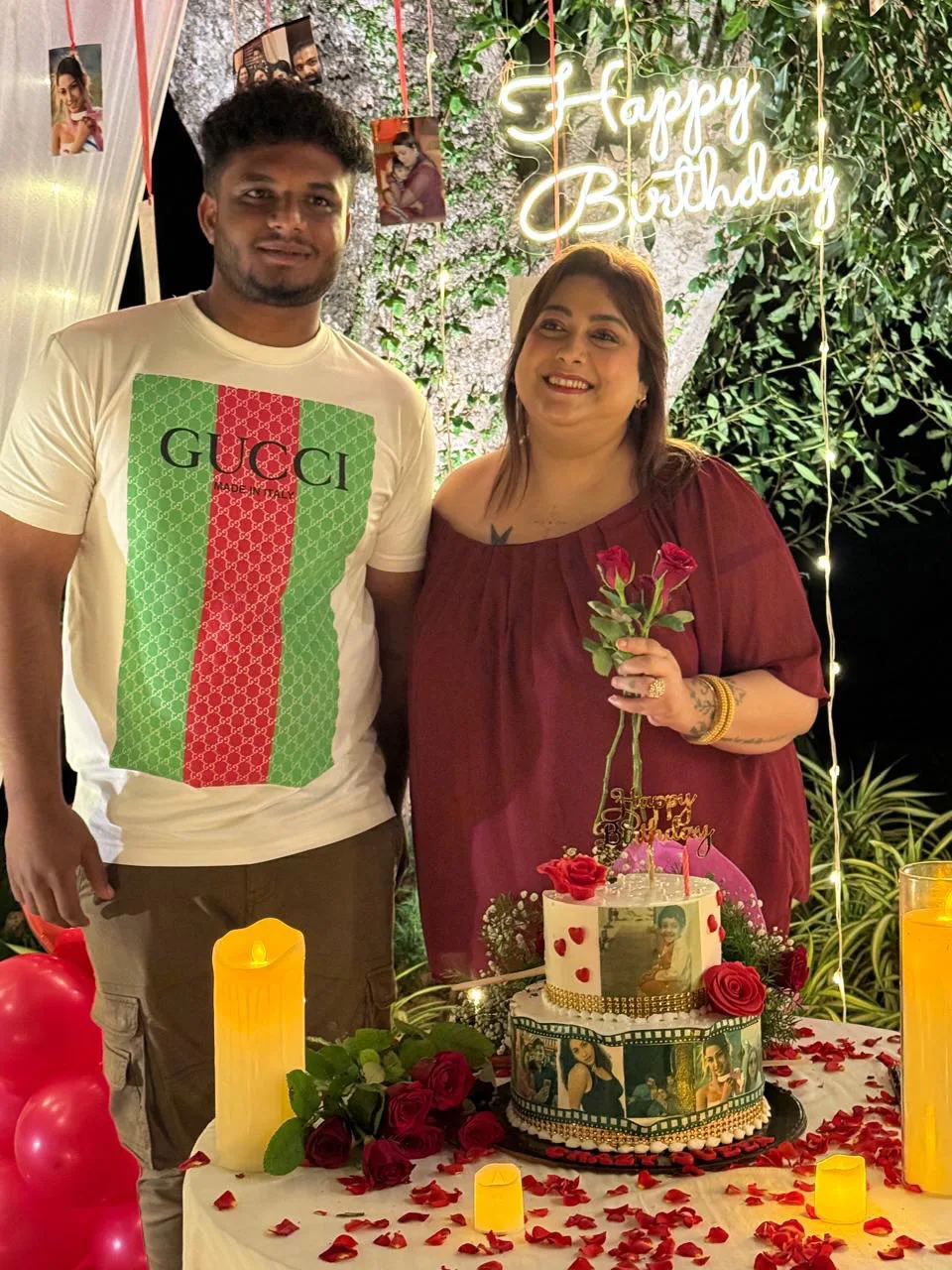 Idiot movie heroine Rakshitha birthday celebrations