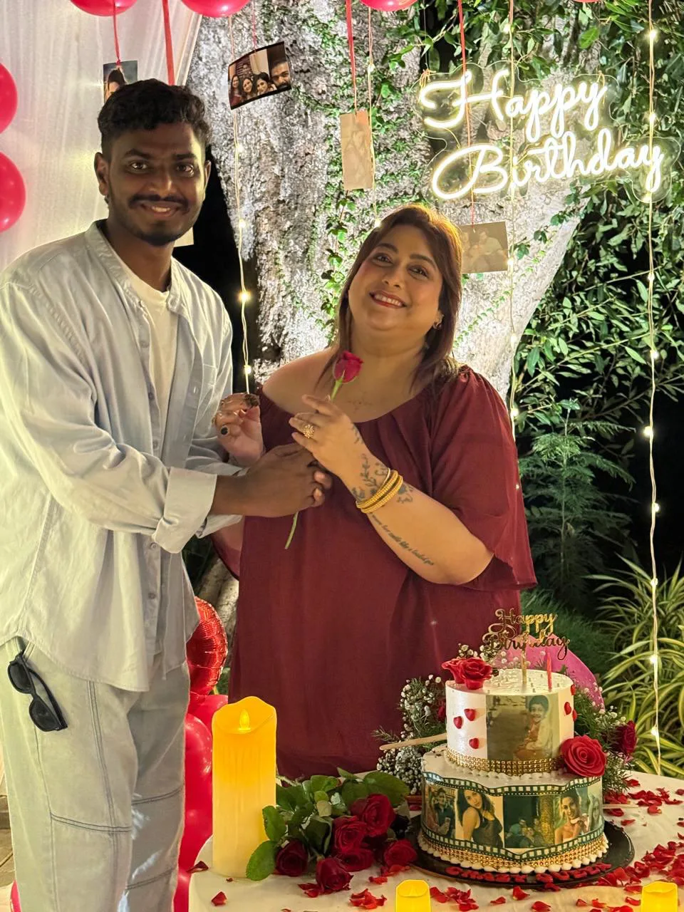 Idiot movie heroine Rakshitha birthday celebrations