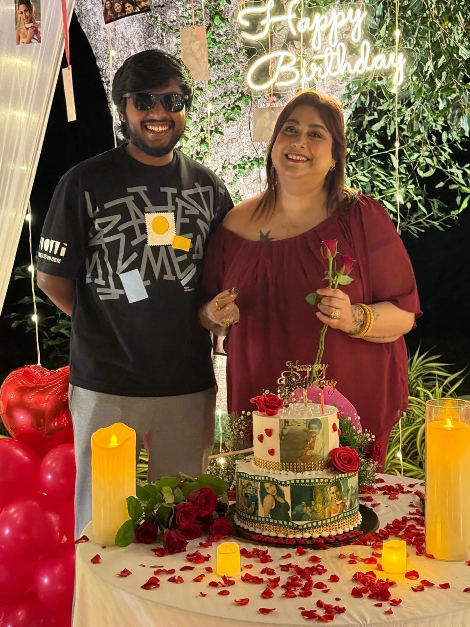 Idiot movie heroine Rakshitha birthday celebrations