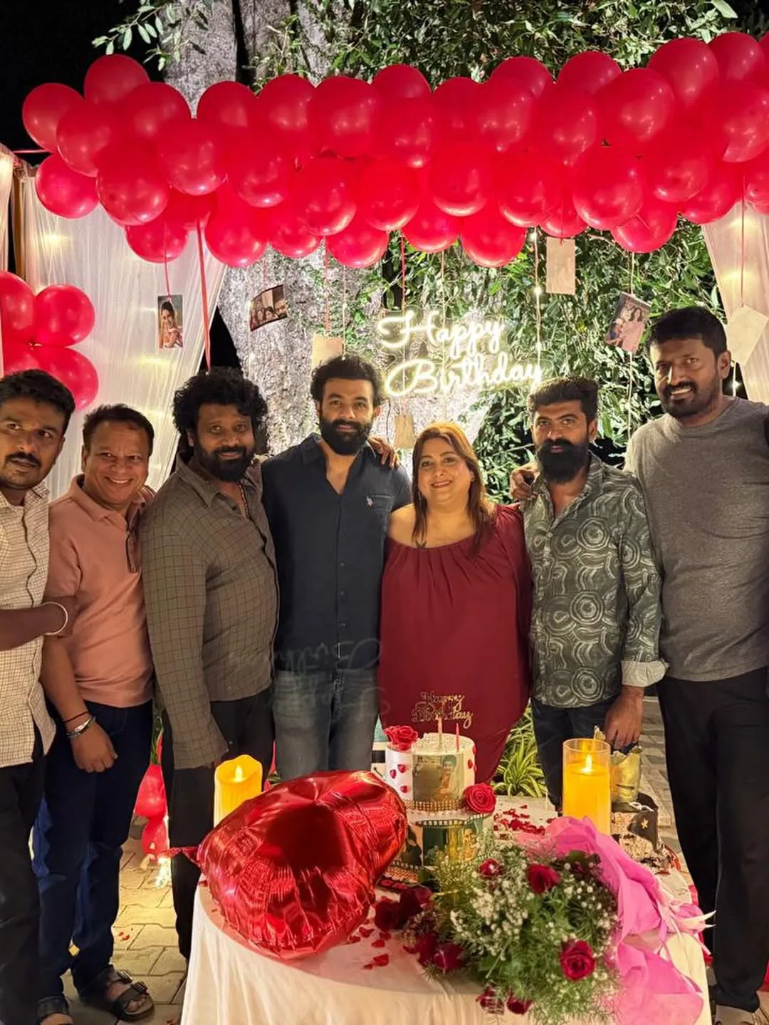 Idiot movie heroine Rakshitha birthday celebrations