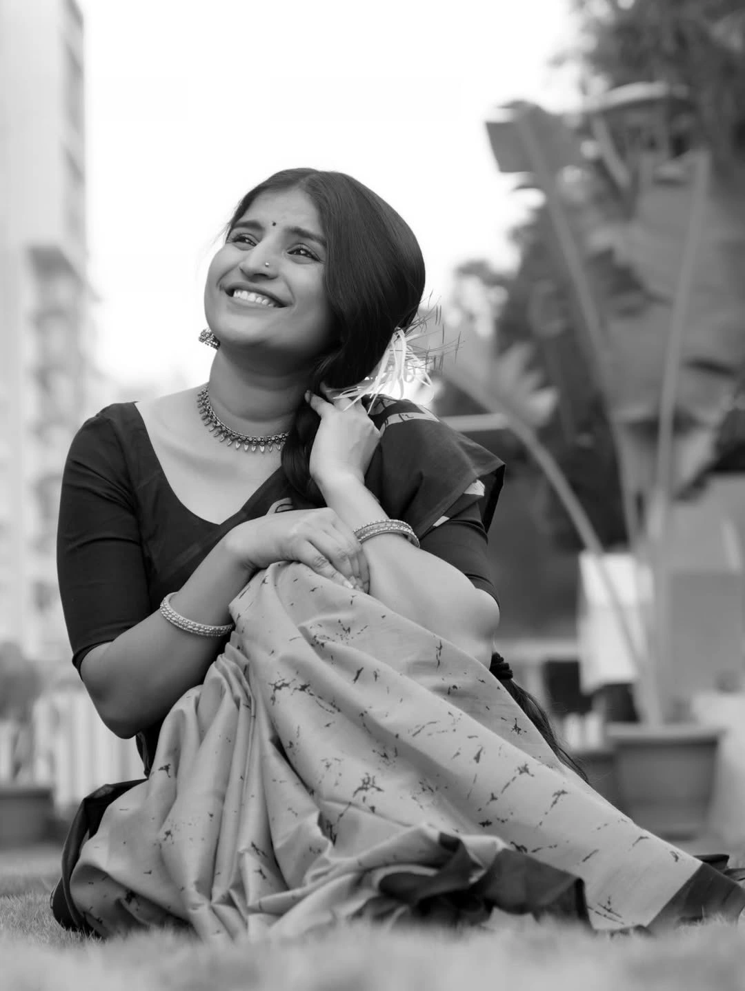 Singer Indravathi Chauhan Cute Looks in Saree