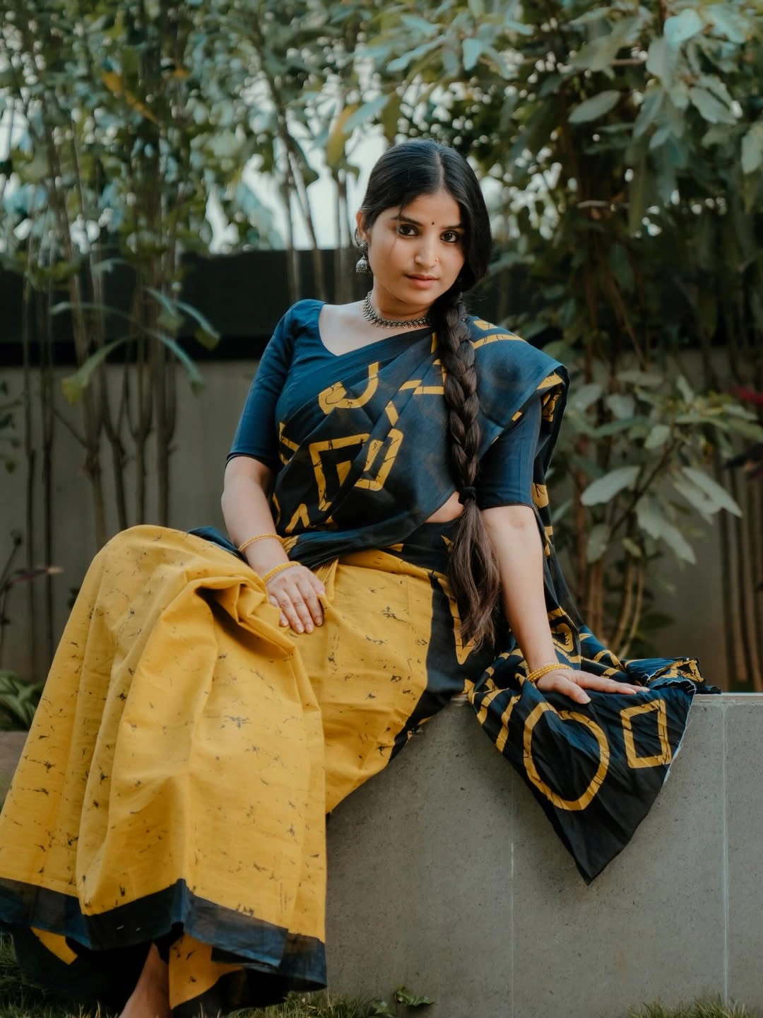 Singer Indravathi Chauhan Cute Looks in Saree