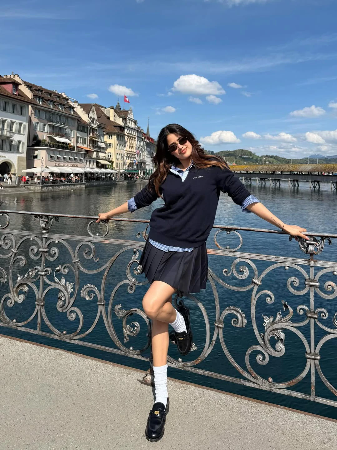 Janhvi Kapoor Enjoying Vacation in Switzerland