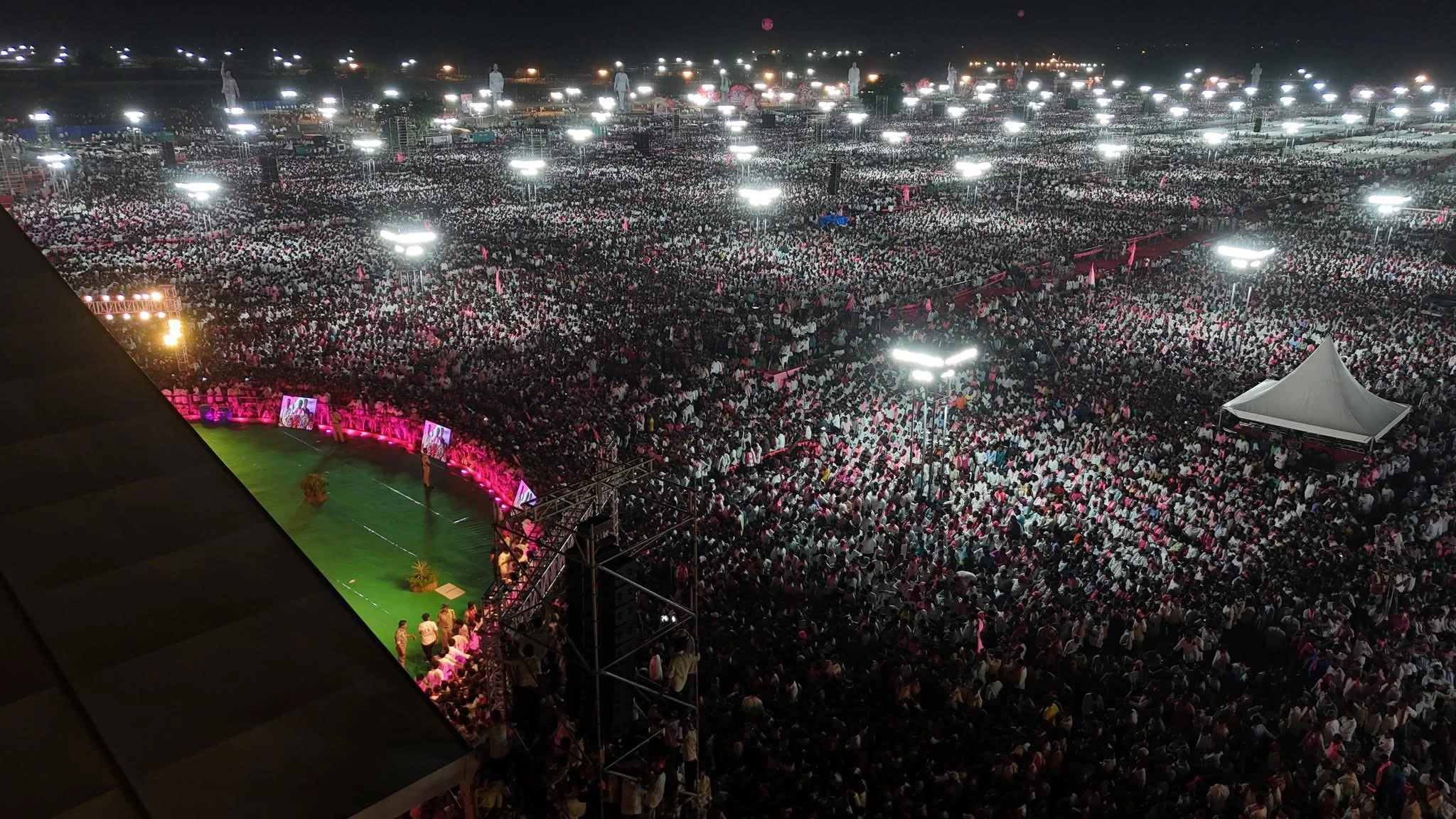 KCR BRS Jagtial Meeting